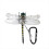 Dragonfly Hat Clip, Artificial Dragonflies Fly Rep 4