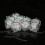 12PCS Waterproof LED Ice-Cube Flashing Glow in the 9