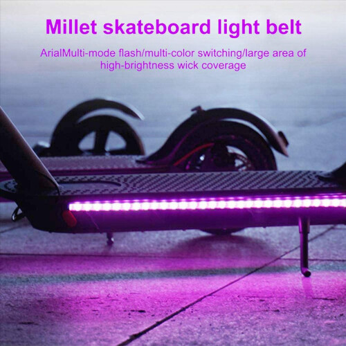 2X Waterproof Electric Scooter Foldable LED Strip 2