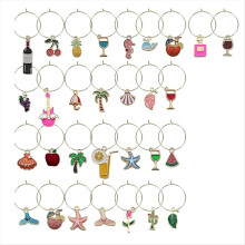 30PCS Wine Glass Charms Drink Identifiers for Stem