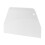 19 cm x 12.5cm Flat White Plastic Cake Decorator Dough Pastry Scraper Tool 1