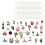 30PCS Wine Glass Charms Drink Identifiers for Stem 7