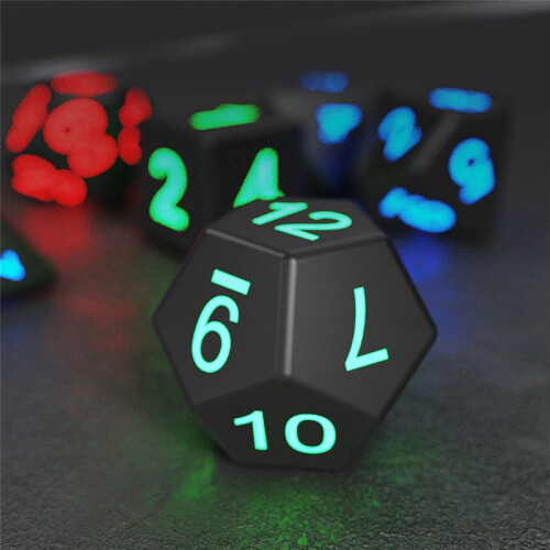 Electronic Dices USB Rechargeable Luminous Glow DN 2