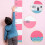 C Canvas Growth Chart for Kids -Unisex Room Wall D 7