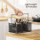 Cutlery Storage Basket with 4 Compartments, Mesh F 8