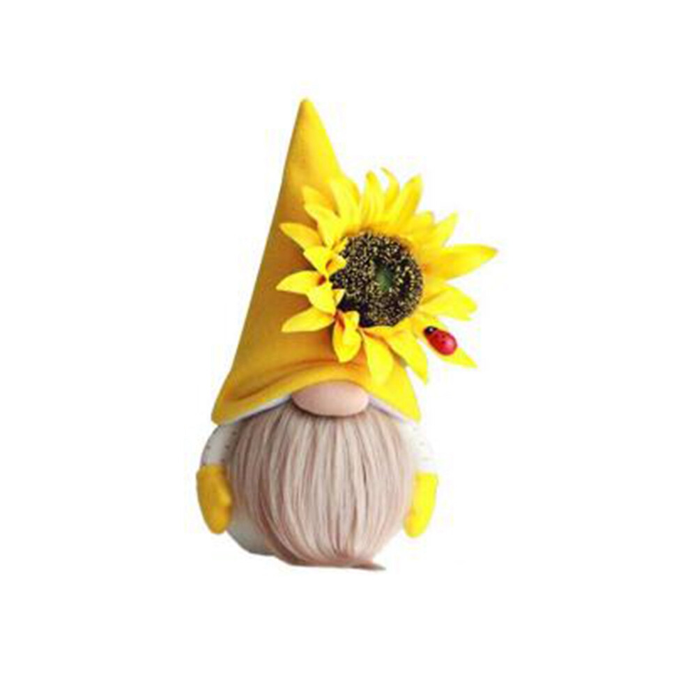 Bee Gnome Spring Sunflower Doll Decor, Handmade Bu 4853093930589