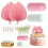Cake Topper Balls Artificial Flower Small Fan Deco 5
