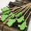 100Pcs Disposable Bamboo Picks Food Fruit Cocktail 5