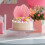Cake Topper Balls Artificial Flower Small Fan Deco 3