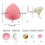 Cake Topper Balls Artificial Flower Small Fan Deco 8