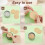 240PCS Candle Dust Covers 2 Colors Paper Pull Tab 6