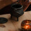 Mini Metal Cauldron,Black Buckets with Handle for 9