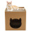 Cat Cardboard House with Scratch Pads Play & Home 5