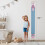 F Canvas Growth Chart for Kids -Unisex Room Wall D 4