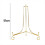 Gold Display Stand Craft Bracket Book Holder Photo 7