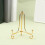 Gold Display Stand Craft Bracket Book Holder Photo 3