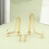 Gold Display Stand Craft Bracket Book Holder Photo 4
