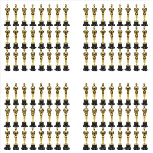 96 Pack Plastic Award Trophies Statuette for Party