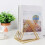 File Organizer Triangle Iron Art Office Desktop Bo 4
