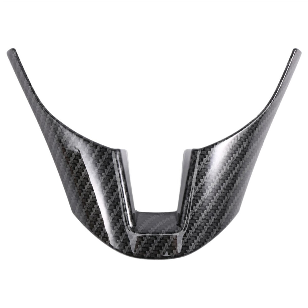 Carbon Fiber Steering Wheel Decorative Frame Panel Cover Trim For Mazda 3 Axela 2014 2015 2016 4852750275445