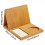 Wooden Book Holder Triangular Tabletop Coffee Tea 5