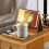 Wooden Book Holder Triangular Tabletop Coffee Tea 6