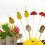 100Pcs Disposable Bamboo Picks Food Fruit Cocktail 4