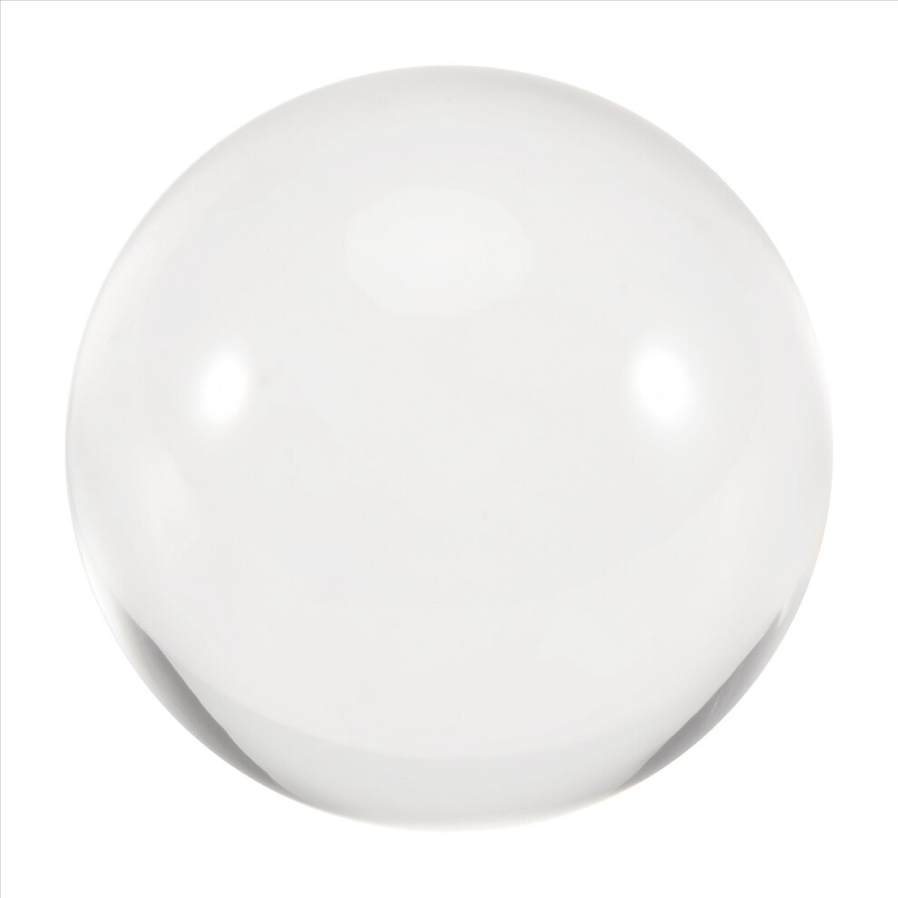 Melitt Clear Glass Crystal Ball Healing Sphere Photography Props Lens Ball Decor 50Mm