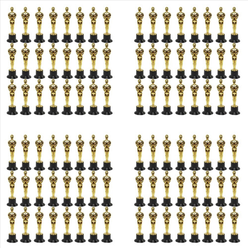 96 Pack Plastic Award Trophies Statuette for Party 1
