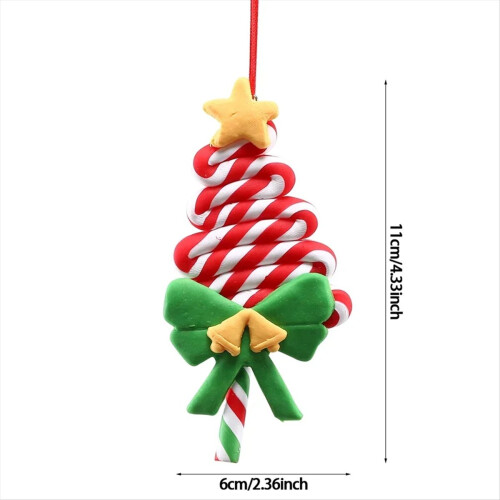 Christmas Tree Decoration Ornament Soft Clay Lolli 2