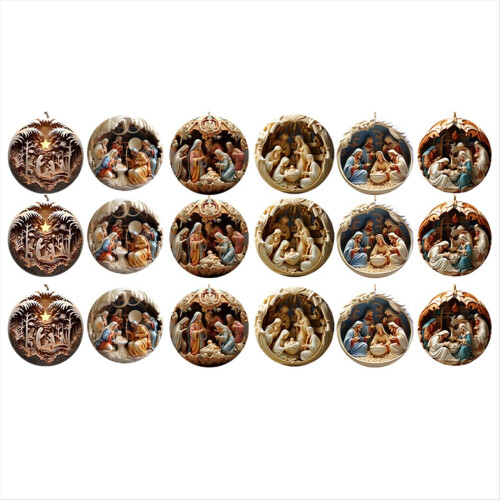 Christmas Decorations Nativity Scene Decorations,