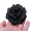 60 Pcs Black Rose Artificial Silk Flower Party Wed 10