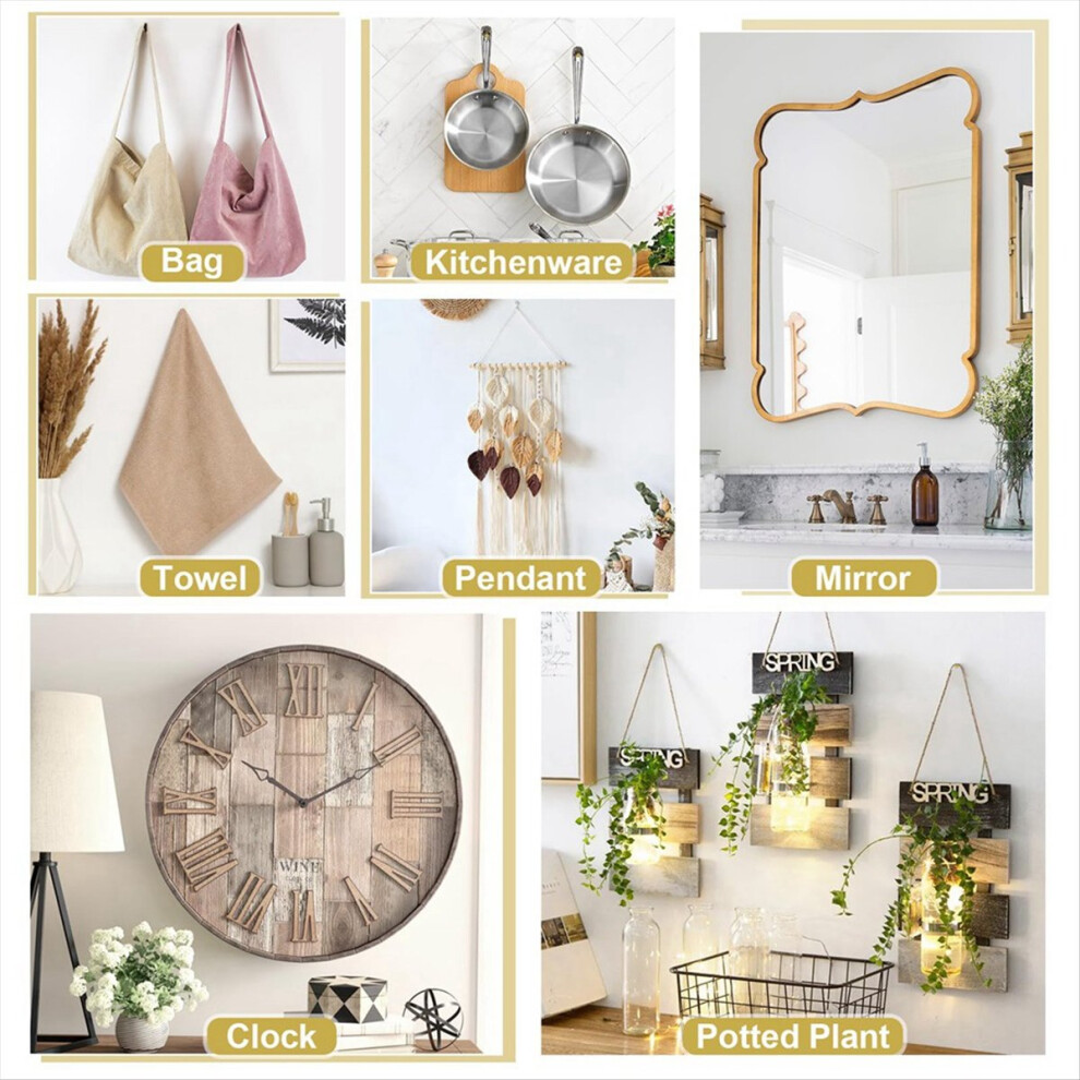 120Pcs Picture Hanging Nails 4 Sizes Wall For Pict 4852750280234