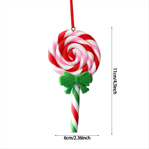 Christmas Tree Decoration Ornament Soft Clay Lolli 2