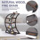 Wooden Crystal Display Shelf, Crystal Holder for S 4