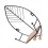 Leaves Shape Floating Shelves Metal Wall Decor,Woo 5