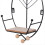 Leaves Shape Floating Shelves Metal Wall Decor,Woo 6