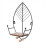 Leaves Shape Floating Shelves Metal Wall Decor,Woo 2