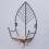 Leaves Shape Floating Shelves Metal Wall Decor,Woo 3