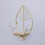 Leaves Shape Floating Shelves Metal Wall Decor,Woo 3