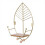 Leaves Shape Floating Shelves Metal Wall Decor,Woo 2