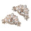 2Pcs Wedding Shoes Decorations High Heel Shoes Cli 1