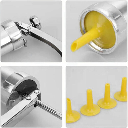 Cookie Biscuit Press Maker with 10 Decorative Sten 2