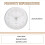 Premium Silver Wall Clock, Decoration, Modern Sile 8