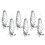 6 Pack Bird Repellent Spiral Reflectors Silver Myl 2