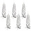 6 Pack Bird Repellent Spiral Reflectors Silver Myl 7
