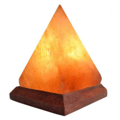 Himalayas Crystal Salt Lamp USB Led Pyramid Decora