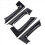 4pcs Car Stickers ABS Carbon Fiber Grain Interior 3
