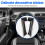 4pcs Car Stickers ABS Carbon Fiber Grain Interior 5