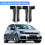 4pcs Car Stickers ABS Carbon Fiber Grain Interior 9